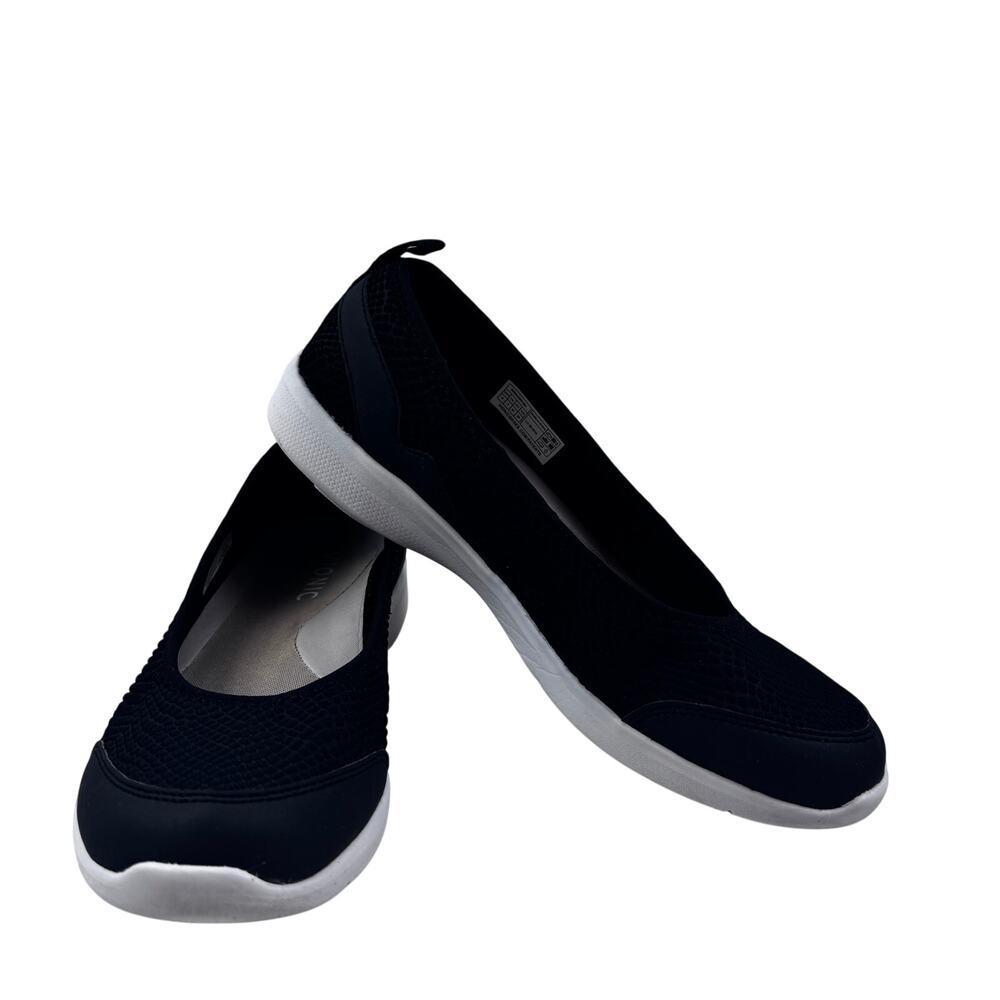 Vionic Sena Black Lightweight Mesh Comfortable Walking Slip On Shoes Women's 9